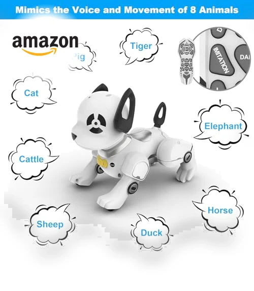 Remote Control Robot Dog Toy — Interactive Animal Companions, SUPIREO