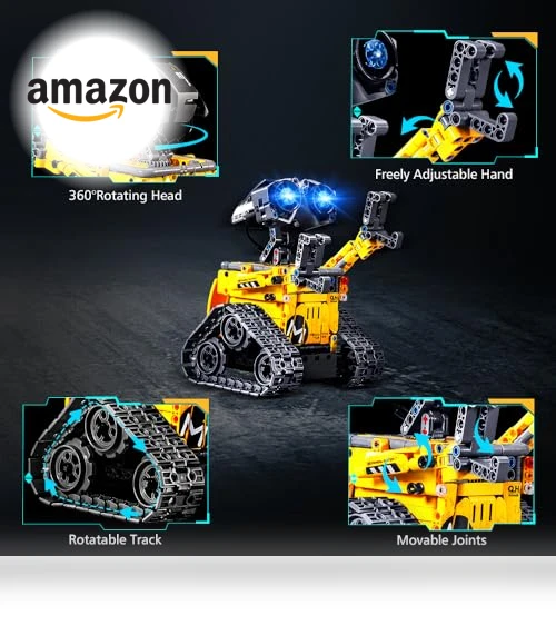 Robot Building Toys for Kids - 5 in 1 Remote & APP Controlled Building Set — Construction Kits, HOGOKIDS