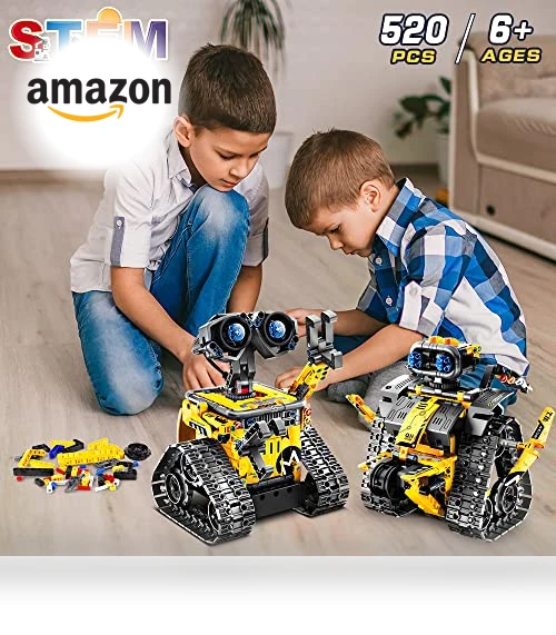 Robot Building Toys for Kids - 5 in 1 Remote & APP Controlled Building Set — Construction Kits, HOGOKIDS