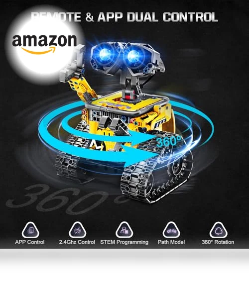 Robot Building Toys for Kids - 5 in 1 Remote & APP Controlled Building Set — Construction Kits, HOGOKIDS