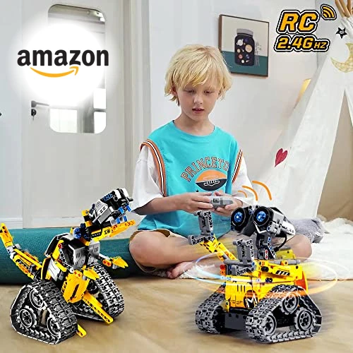 Robot Building Toys for Kids - 5 in 1 Remote & APP Controlled Building Set — Construction Kits, HOGOKIDS