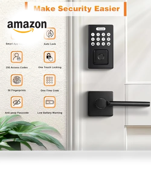 Smart Door Lock with Handle Lever — Smart Home Security, Probrico