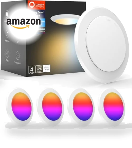 Smart Flush Mount Ceiling Lights — Overhead Lighting, Lumary