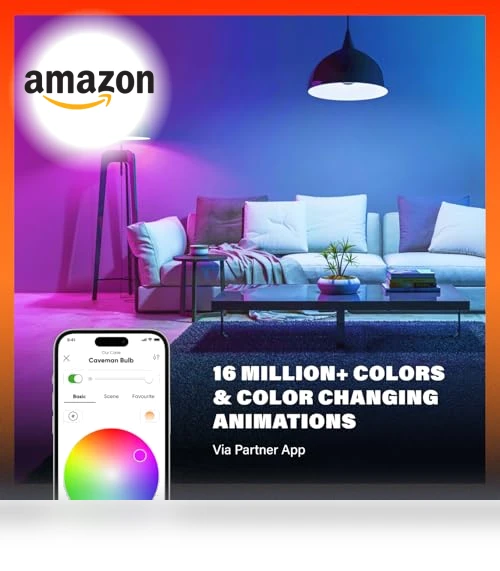 Smart LED Light Bulb — LED, Caveman Smart Lighting
