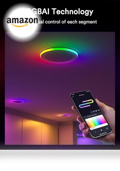 Smart Recessed Lighting with Gradient Accent and Night Ring — Recessed Lighting, Lumary