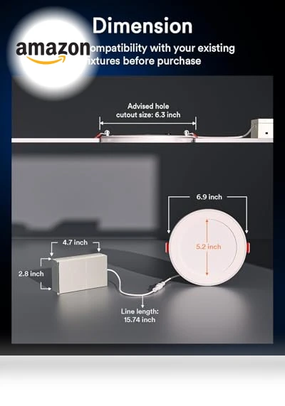 Smart Recessed Lighting with Gradient Accent and Night Ring — Recessed Lighting, Lumary