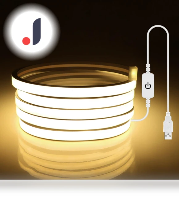 Touch Sensor Adjustable Brightness USB 5V COB LED Strip — LED Strips, Rybakov Home Lighting