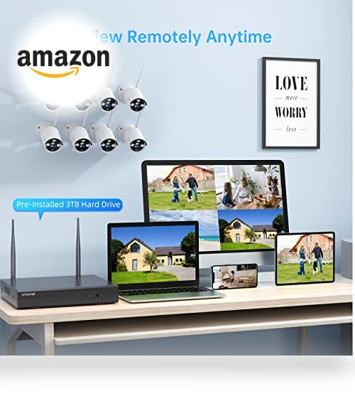 WiFi Security Camera System — Smart Home Security, SMONET