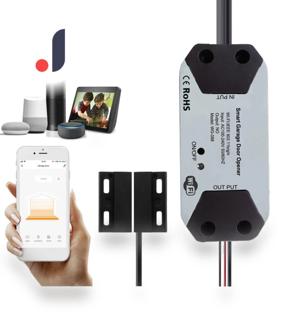 WiFi Switch for Garage Door Opener — Smart Home Modules, Meterk