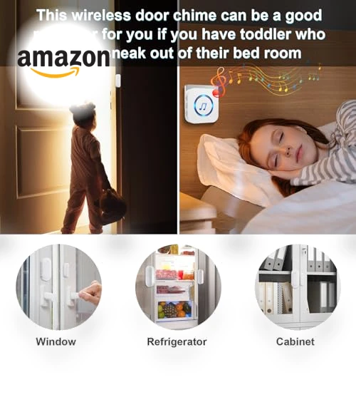 Wireless Door Chime with Entry Alarm — Kits, SanJie