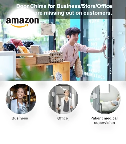 Wireless Door Chime with Entry Alarm — Kits, SanJie