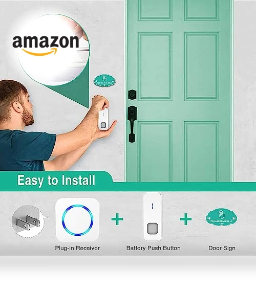 Wireless Doorbell — Smart Home Security, SURFOU