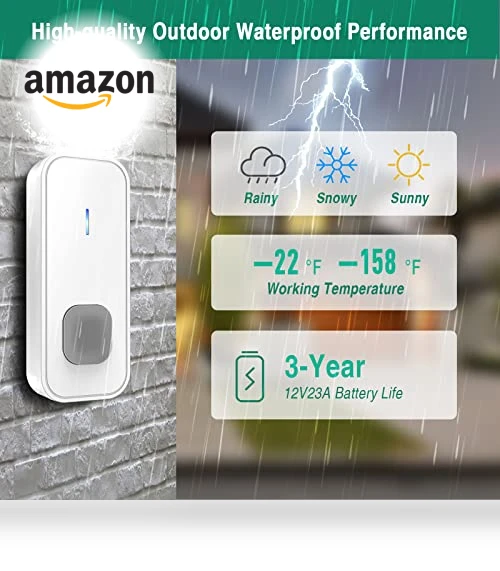 Wireless Doorbell — Smart Home Security, SURFOU