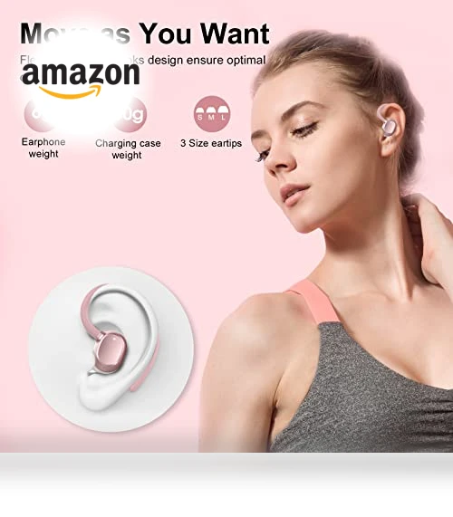 Wireless Earbuds with Dual LED Display — In-Ear Headphones, SPRTOYBAT