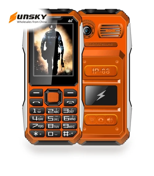 4G Full Network Triple Proofing Elder Phone — Basic Cases