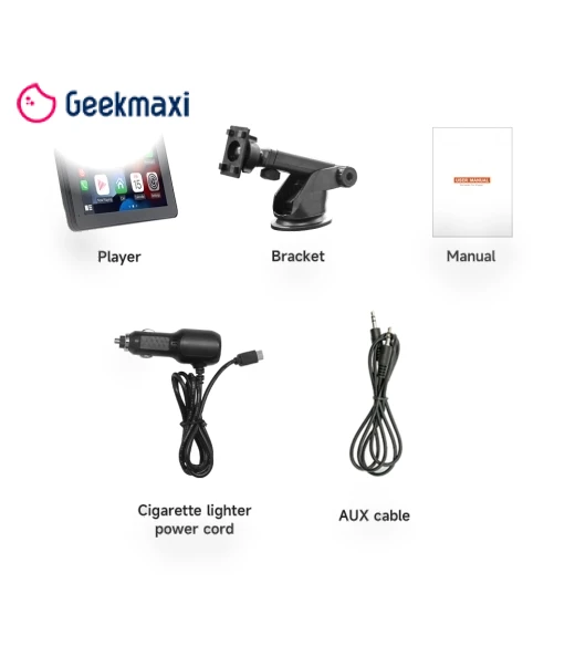 7-inch Wireless Carplay Screen — Navigation & GPS Accessories