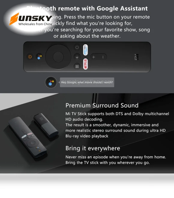 Android TV Stick — Streaming Devices, Xiaomi