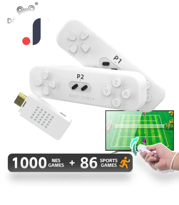 Classic Retro Game Console with Wireless Controller — Retro Gaming Consoles, DATA FROG