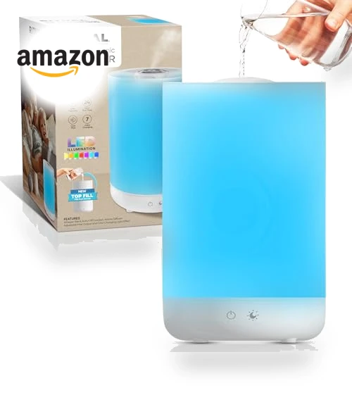 Color Changing Air Humidifier — Air Moisturizers, Bell+Howell