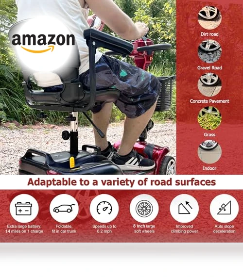 Foldable Electric Scooter for Seniors — Push Scooters, Hubbfq