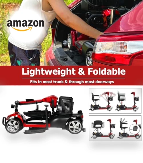 Foldable Electric Scooter for Seniors — Push Scooters, Hubbfq