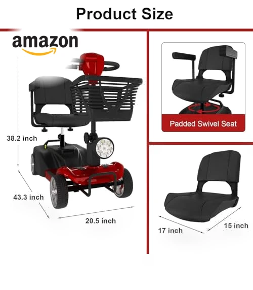 Foldable Electric Scooter for Seniors — Push Scooters, Hubbfq