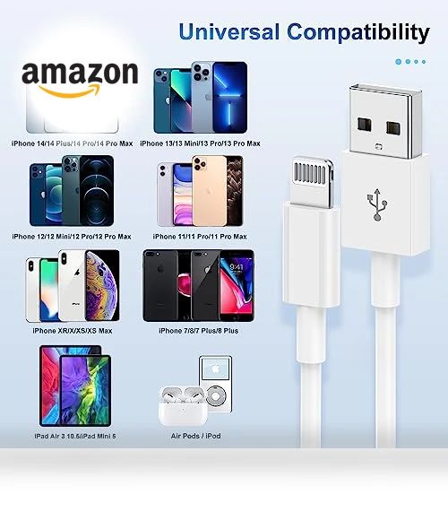 MFi Certified Lightning to USB Cable — Lightning, Apple