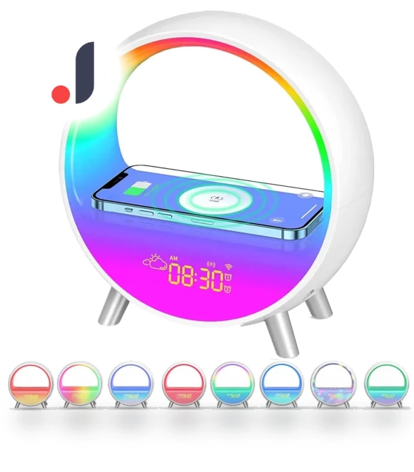 Smart Wake Up Light with Wireless Charging — Alarms & Clocks, HoldPeak Electronics