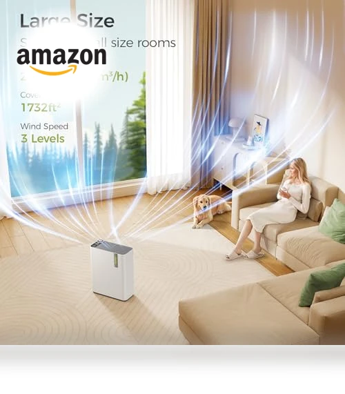 Smart WiFi Air Purifier with Humidifier — Air Moisturizers, Dhyala