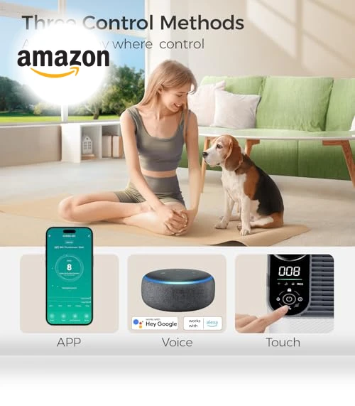 Smart WiFi Air Purifier with Humidifier — Air Moisturizers, Dhyala