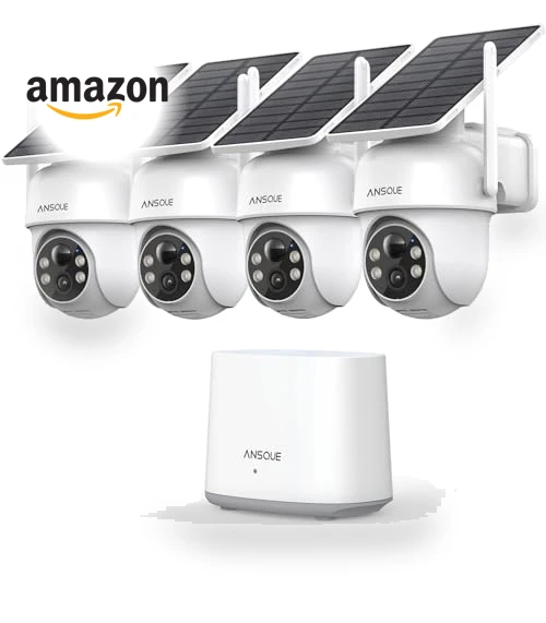 Wireless Outdoor Security Camera System — Security Cameras, ANSQUE