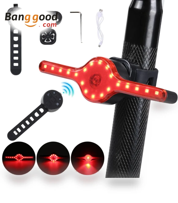Wireless Remote Bike Turn Taillight — Bike Tail Lights, LAOTIE