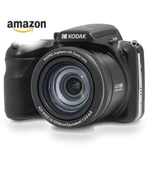20MP Digital Camera with 42X Optical Zoom — Compact Digital Cameras, KODAK
