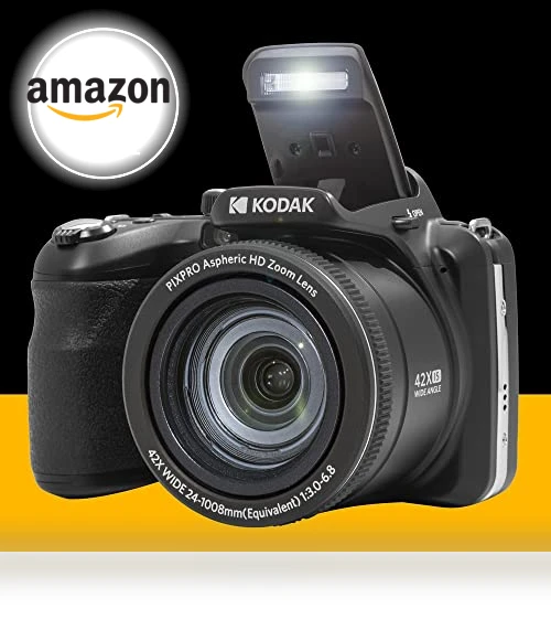 20MP Digital Camera with 42X Optical Zoom — Compact Digital Cameras, KODAK