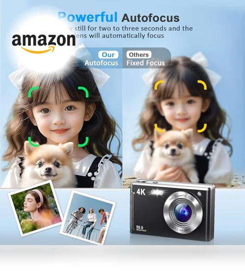 4K Digital Camera with Autofocus — Mirrorless Cameras, Rovemre