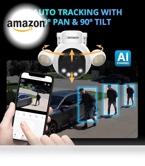 AI Powered Sentinel 4K Wired Security Camera System — Outdoor Security Cameras, Defender