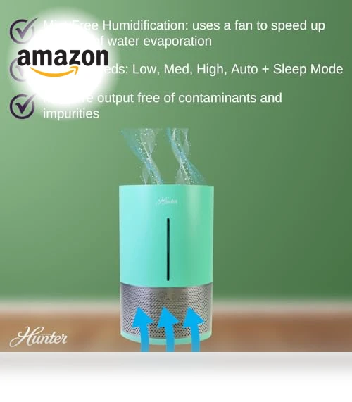Aspire 4.8L Evaporative Humidifier — Air Moisturizers, Hunter