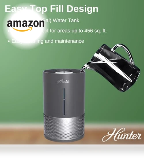 Aspire 4.8L Evaporative Humidifier — Air Moisturizers, Hunter
