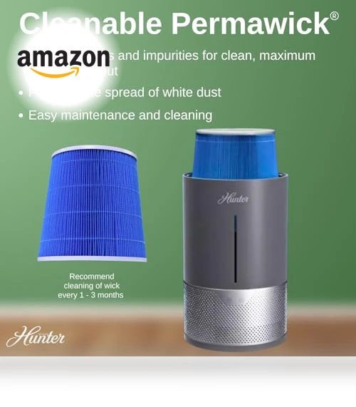 Aspire 4.8L Evaporative Humidifier — Air Moisturizers, Hunter