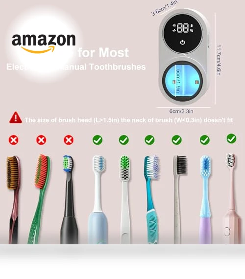 Automatic Rotating Toothbrush Holder and Cleaner — Toothbrush Holders