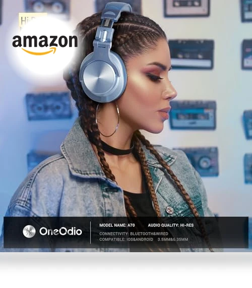 Bluetooth Over Ear Headphones — Over-Ear Headphones, OneOdio