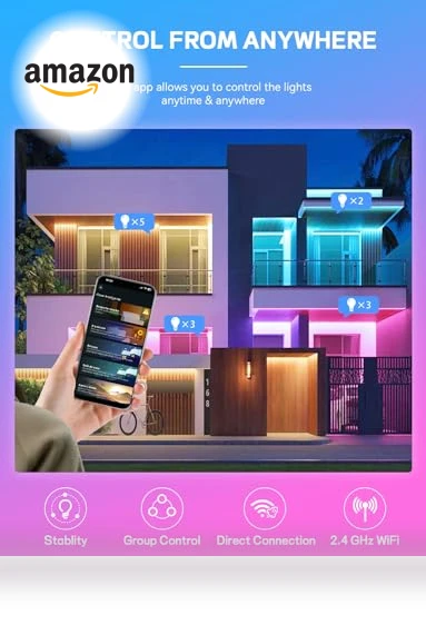 Color Changing Smart Light Bulbs — LED, Vanance