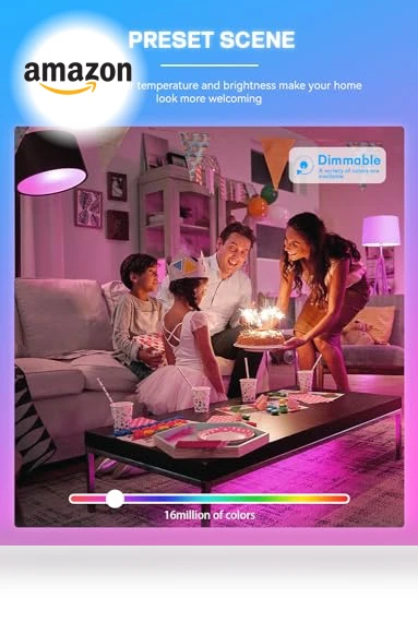 Color Changing Smart Light Bulbs — LED, Vanance