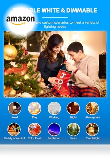 Color Changing Smart Light Bulbs — LED, Vanance