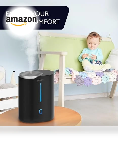 Cool Mist Air Humidifier — Air Moisturizers, GENIANI