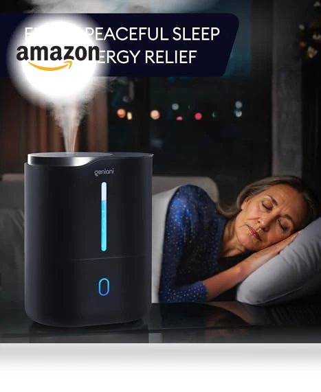 Cool Mist Air Humidifier — Air Moisturizers, GENIANI