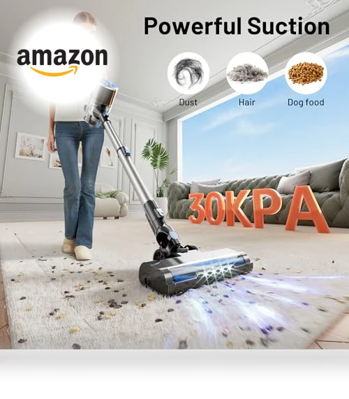 Cordless Vacuum Cleaner with Self-Standing — Cordless Vacuums & Sweepers, VIPSUN