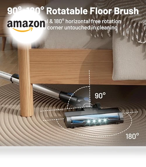 Cordless Vacuum Cleaner with Self-Standing — Cordless Vacuums & Sweepers, VIPSUN