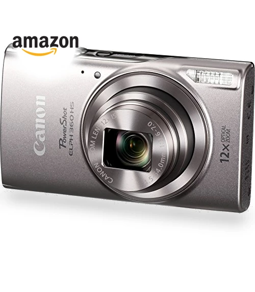 Digital Camera with 12x Optical Zoom — Compact Digital Cameras, Canon