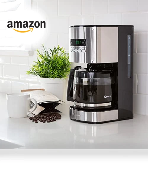 Drip Coffee Maker - 12 Cup Programmable Cafe Machine — Coffee Makers, Kenmore
